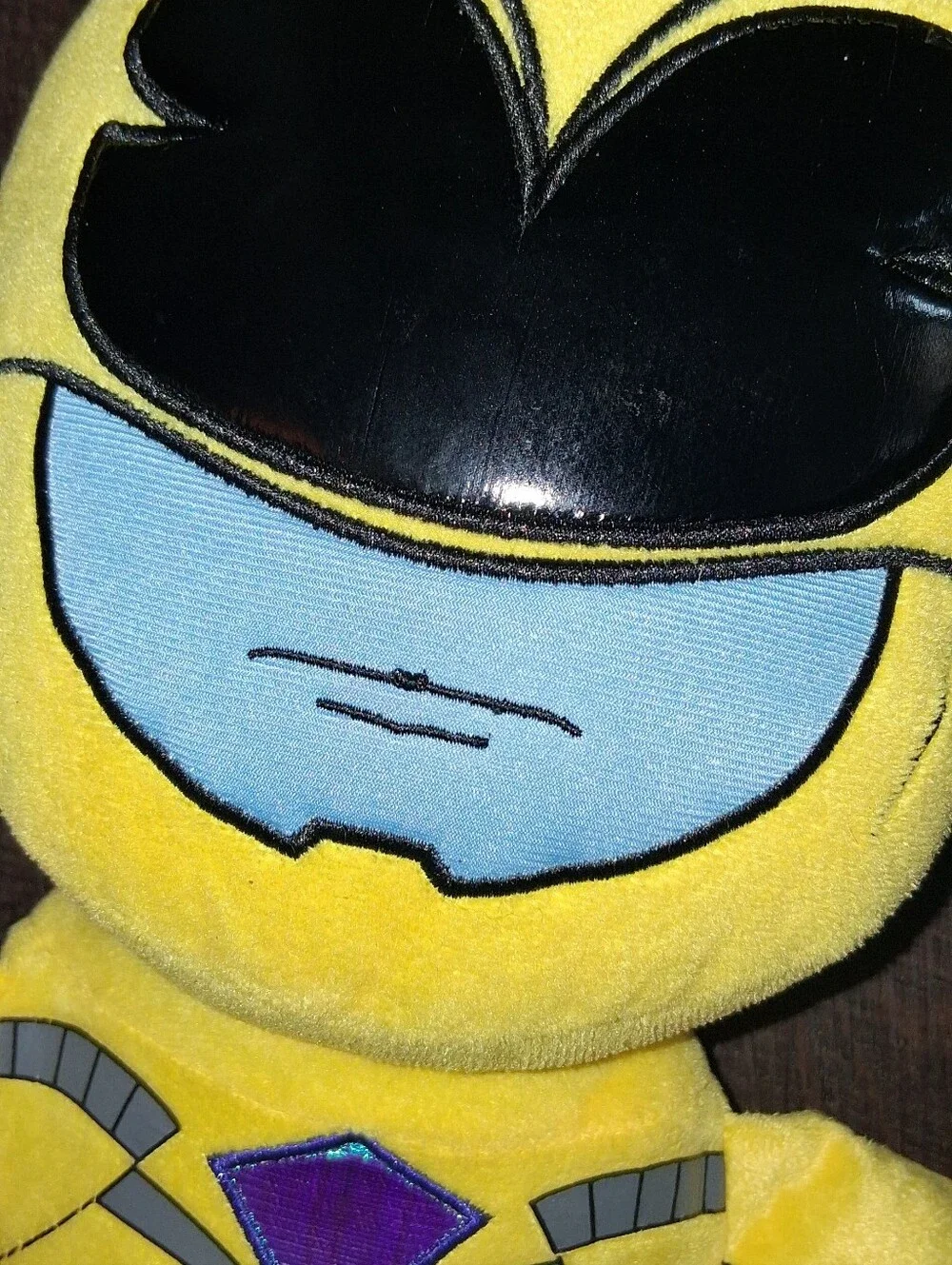 Yellow Power Hero Plush Toy - Kids Plush Action Figure